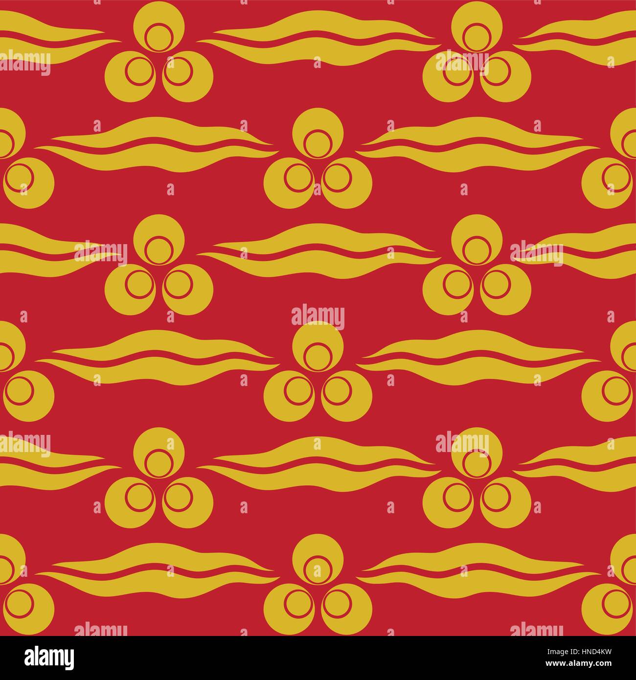 Tradizionale Ottomano Cintemani Pattern senza giunture Illustrazione Vettoriale