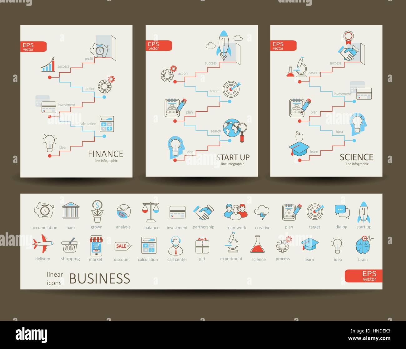 Design piatto moderno vettore illustrazione infographics delineare delle finanze, scienza, avviare il concetto. Set di 28 lianer piatto le icone per il web, internet, mobile Illustrazione Vettoriale