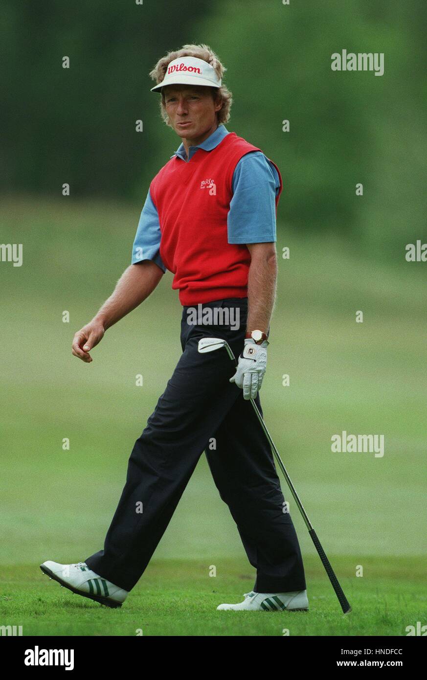 BERNHARD LANGER VOLVO PGA Championship 28 Maggio 1995 Foto Stock