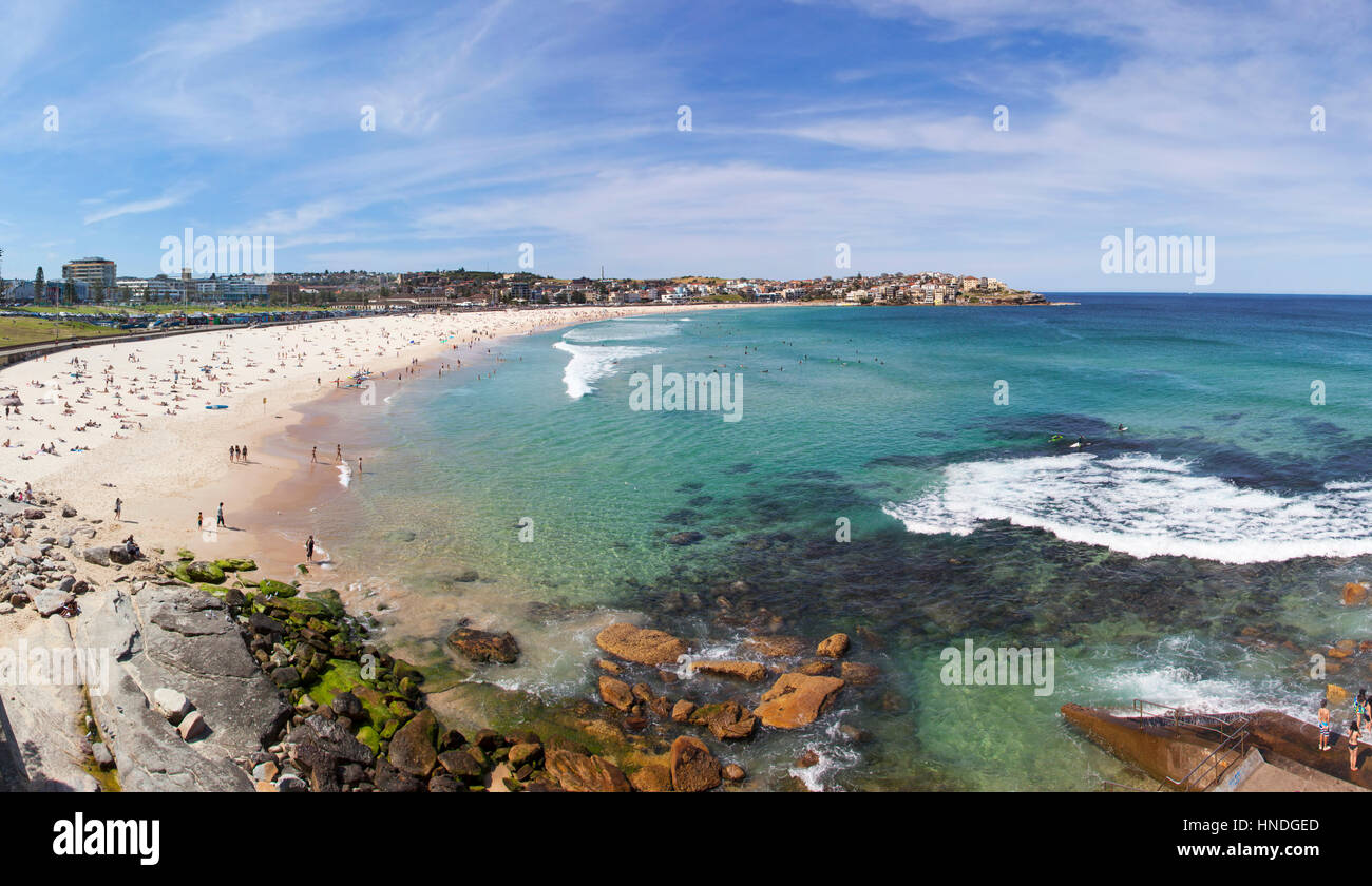 La spiaggia di Bondi, Sydney, Australia Foto Stock