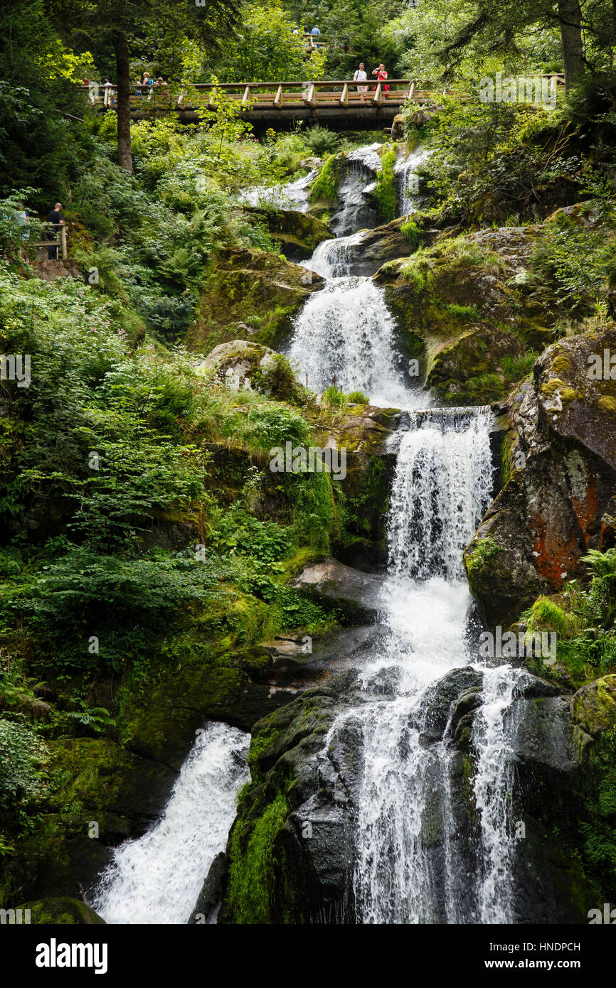 Cascate di Triberg, Foresta Nera, Germania Foto stock - Alamy