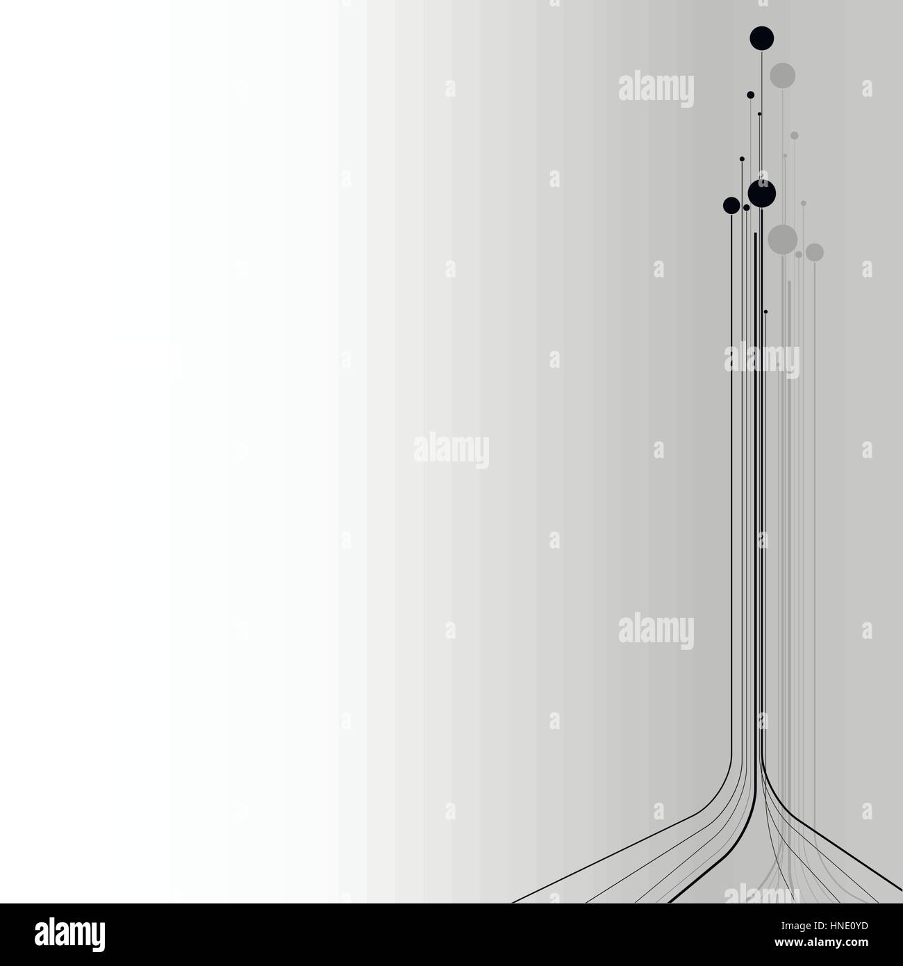 La tecnologia e la scienza lo sfondo Illustrazione Vettoriale