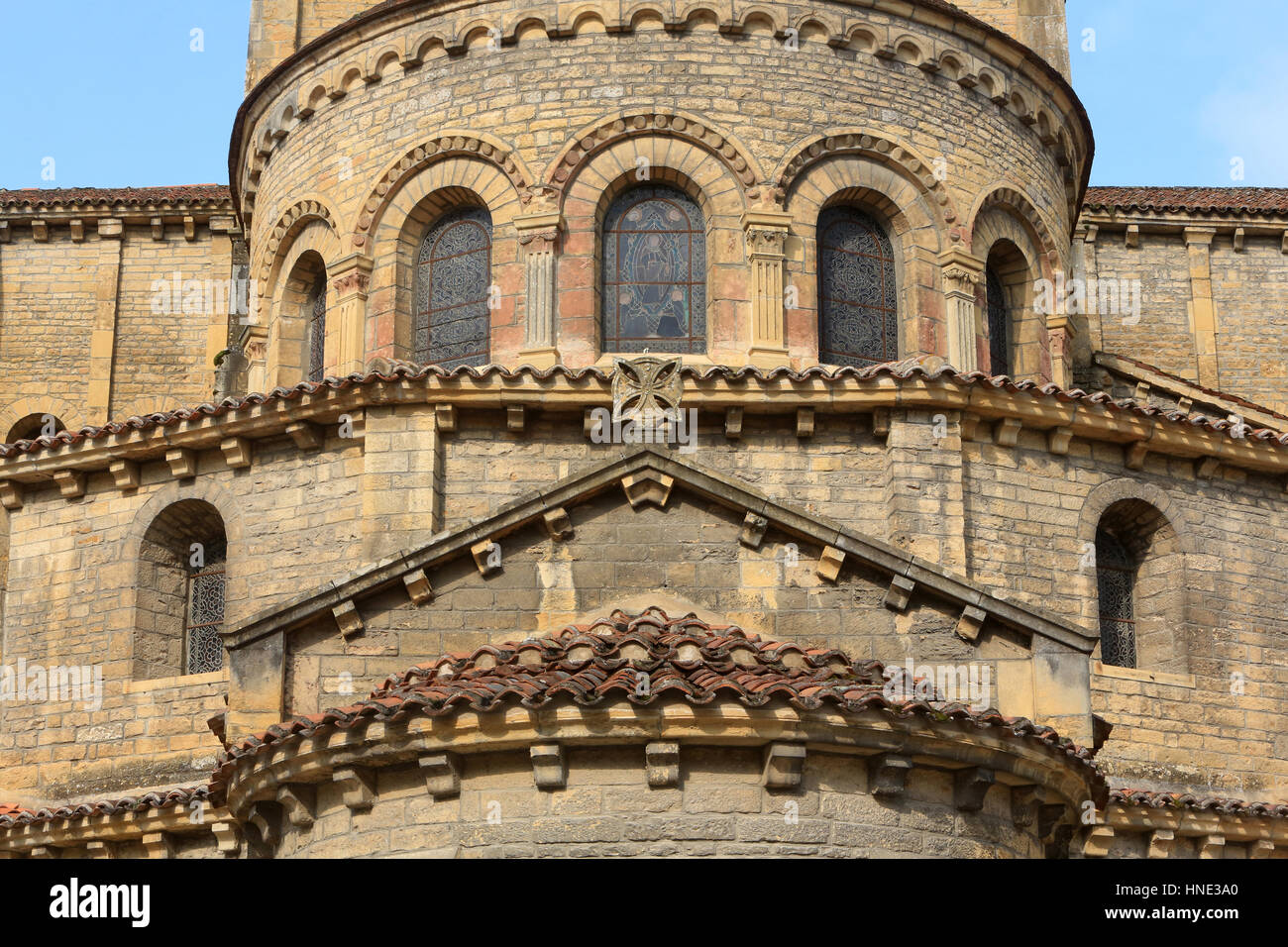 Il monitor al posto letto. La Basilica del Sacro Cuore. Paray-le-Monial. Foto Stock