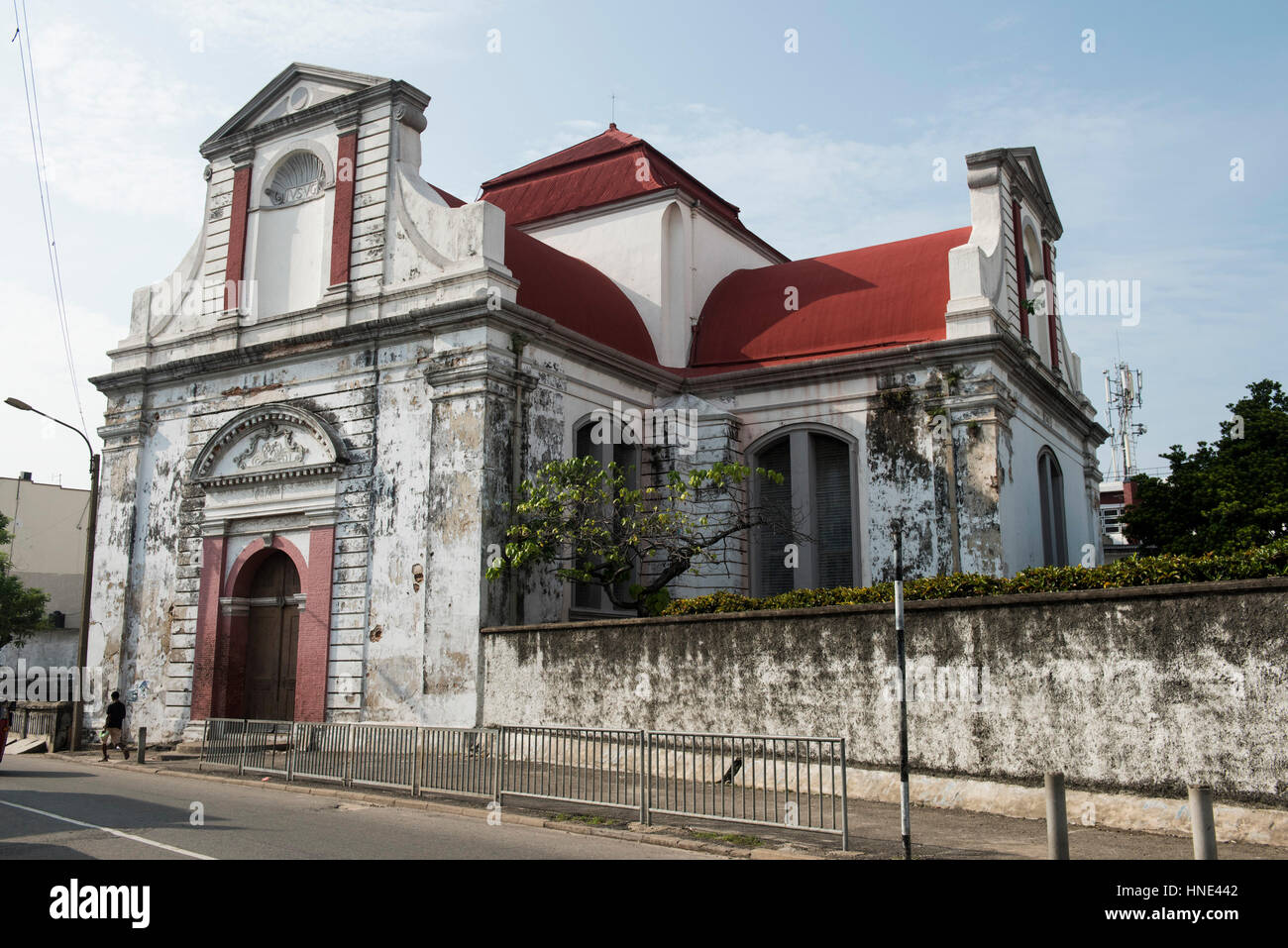 Wolvedaal chiesa olandese riformata è la più antica chiesa protestante in Colombo, 1749, Colombo, Sri Lanka Foto Stock