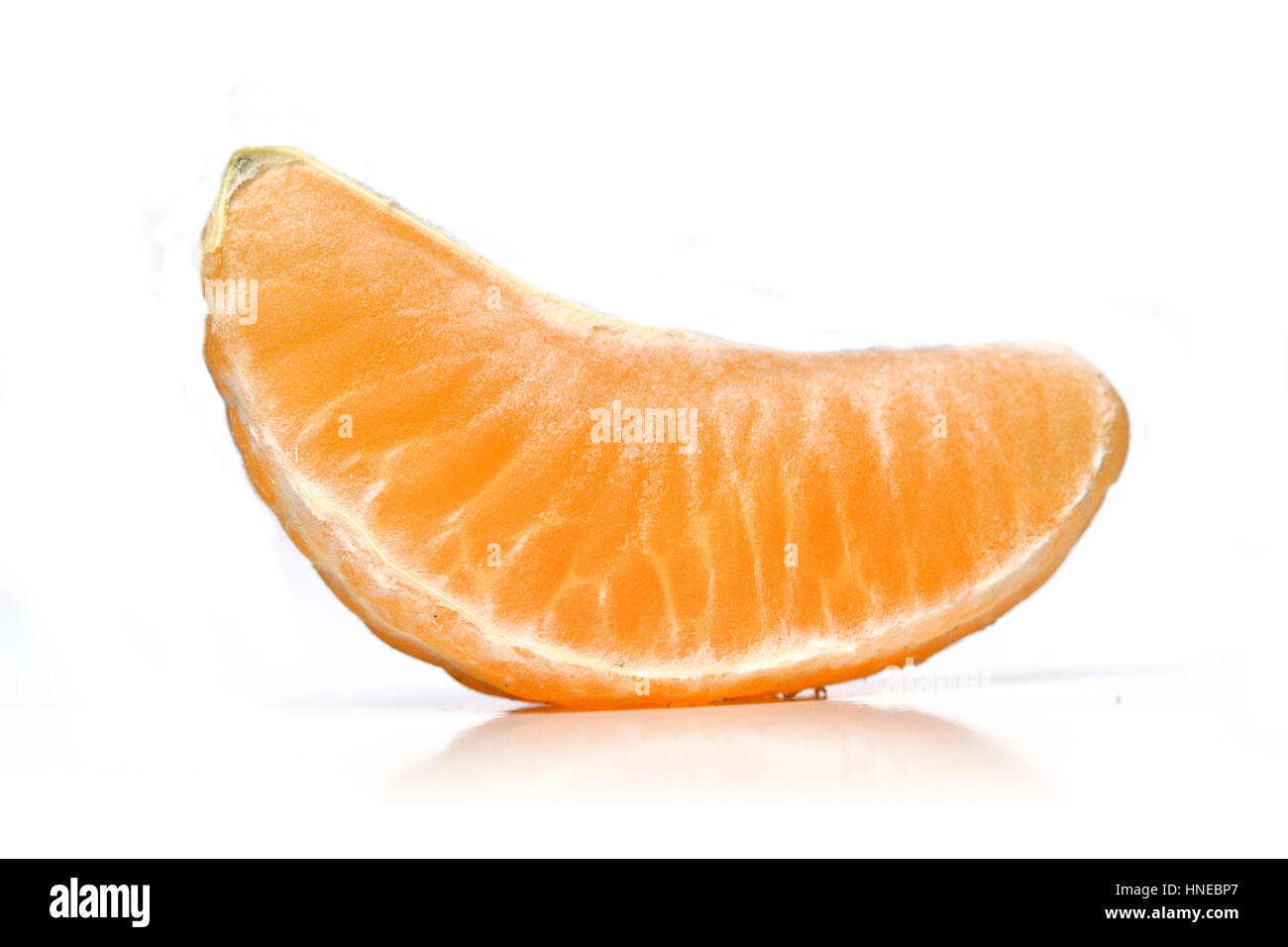Mandarino su sfondo bianco- Studio shot Foto Stock