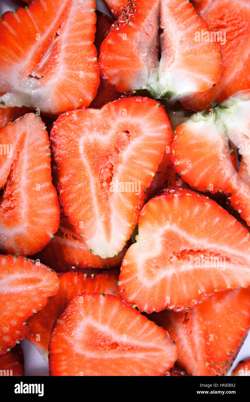 Fragole - studio shot Foto Stock