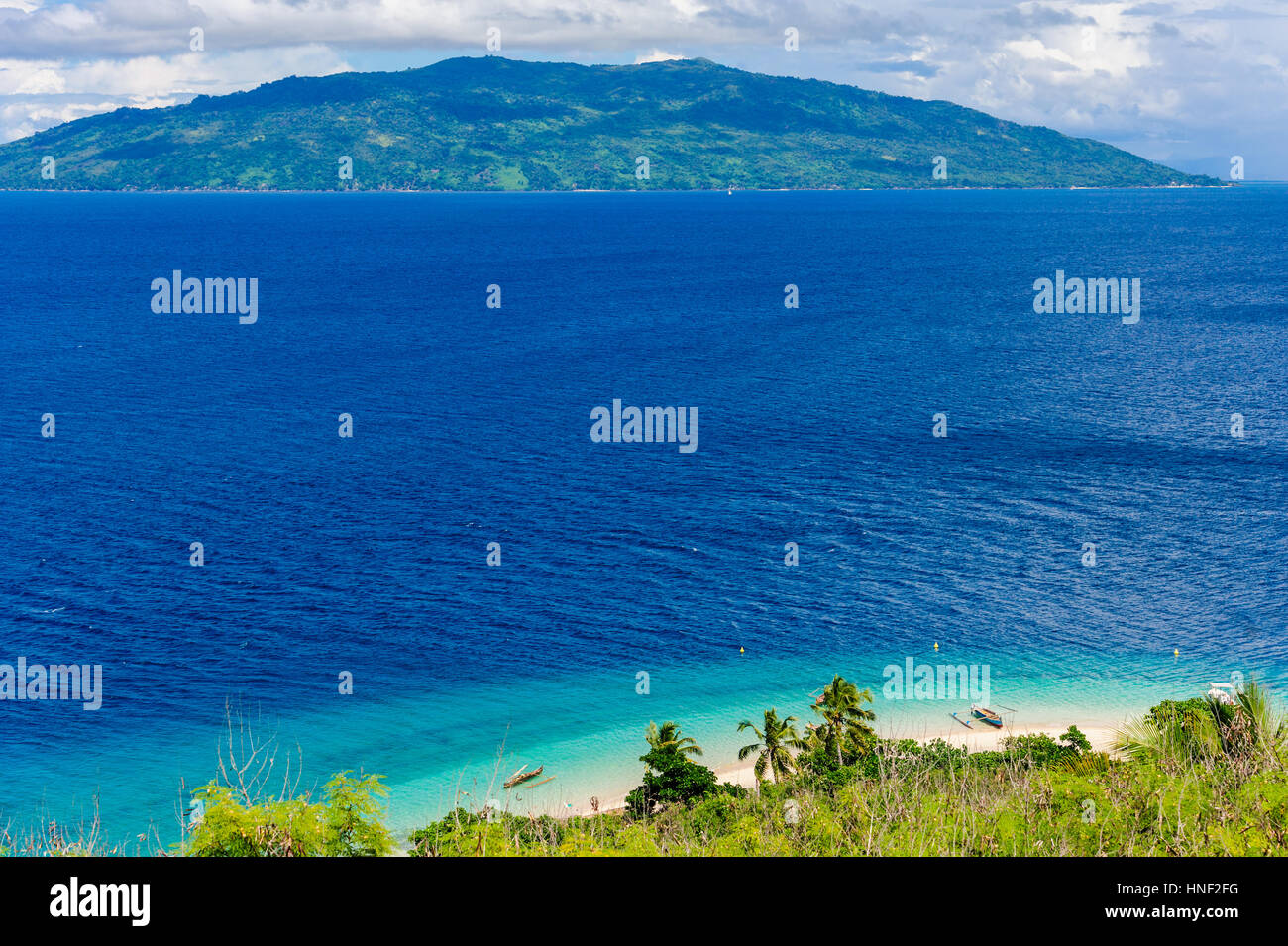 Madagascar Nosy Be, paesaggio panoramico Foto Stock