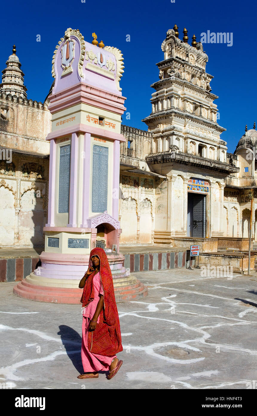 Tempio Rangji,pushkar, Rajasthan, India Foto Stock