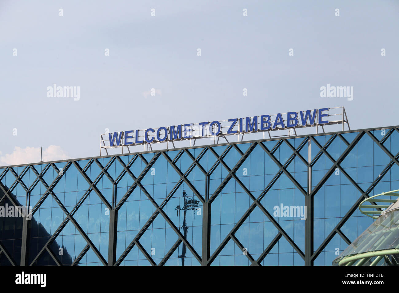 Victoria Falls International Airport Foto Stock