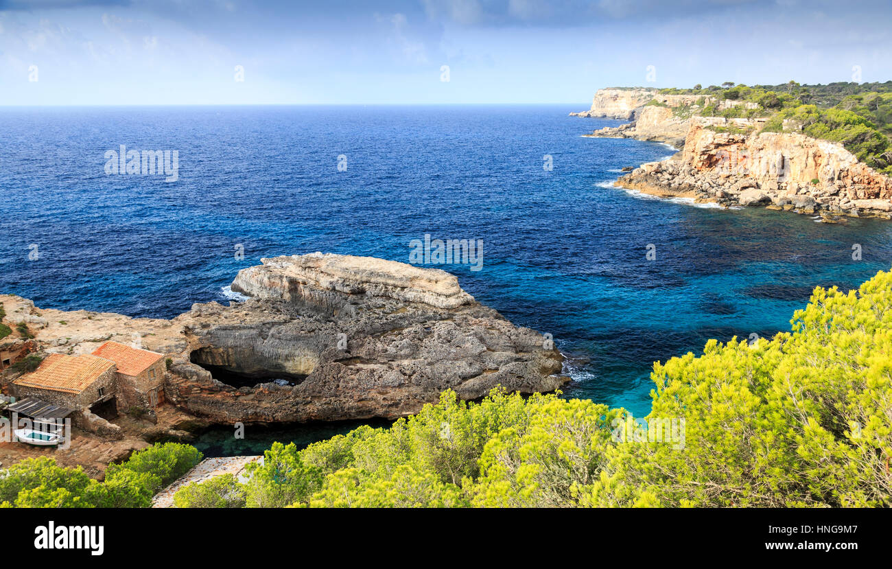 Cala s'almunia, Mallorca Foto Stock