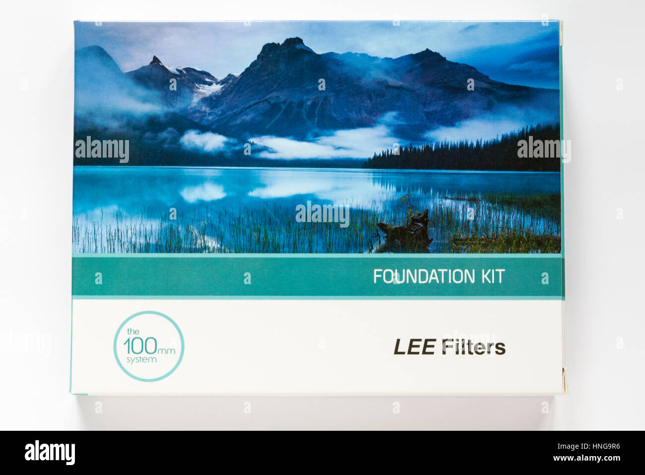 Filtri Lee Foundation Kit per il 100mm sistema per fotografie con lunghi tempi di esposizione isolati su sfondo bianco Foto Stock