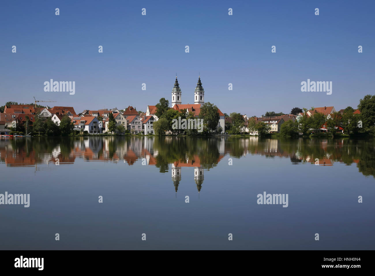 Chiesa Parrocchiale di San Pietro, Bad Waldsee, Baden-Württemberg, Germania Foto Stock
