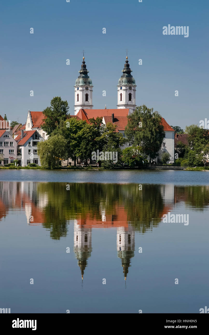 Chiesa Parrocchiale di San Pietro, Bad Waldsee, Baden-Württemberg, Germania Foto Stock