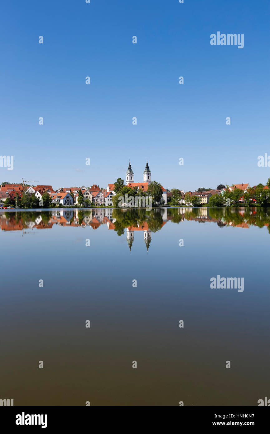 Chiesa Parrocchiale di San Pietro, Bad Waldsee, Baden-Württemberg, Germania Foto Stock