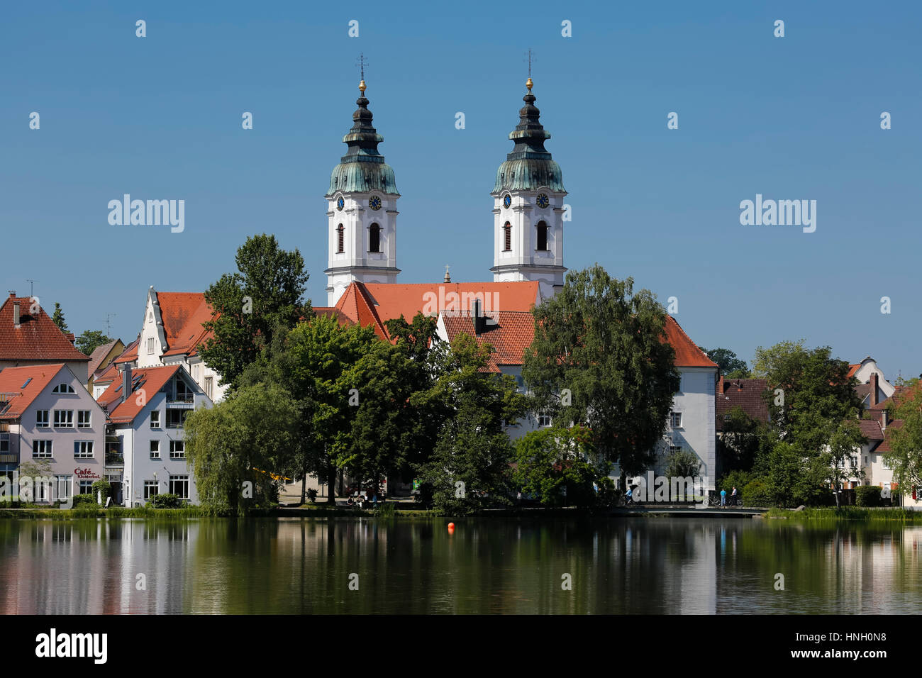 Chiesa Parrocchiale di San Pietro, Bad Waldsee, Baden-Württemberg, Germania Foto Stock