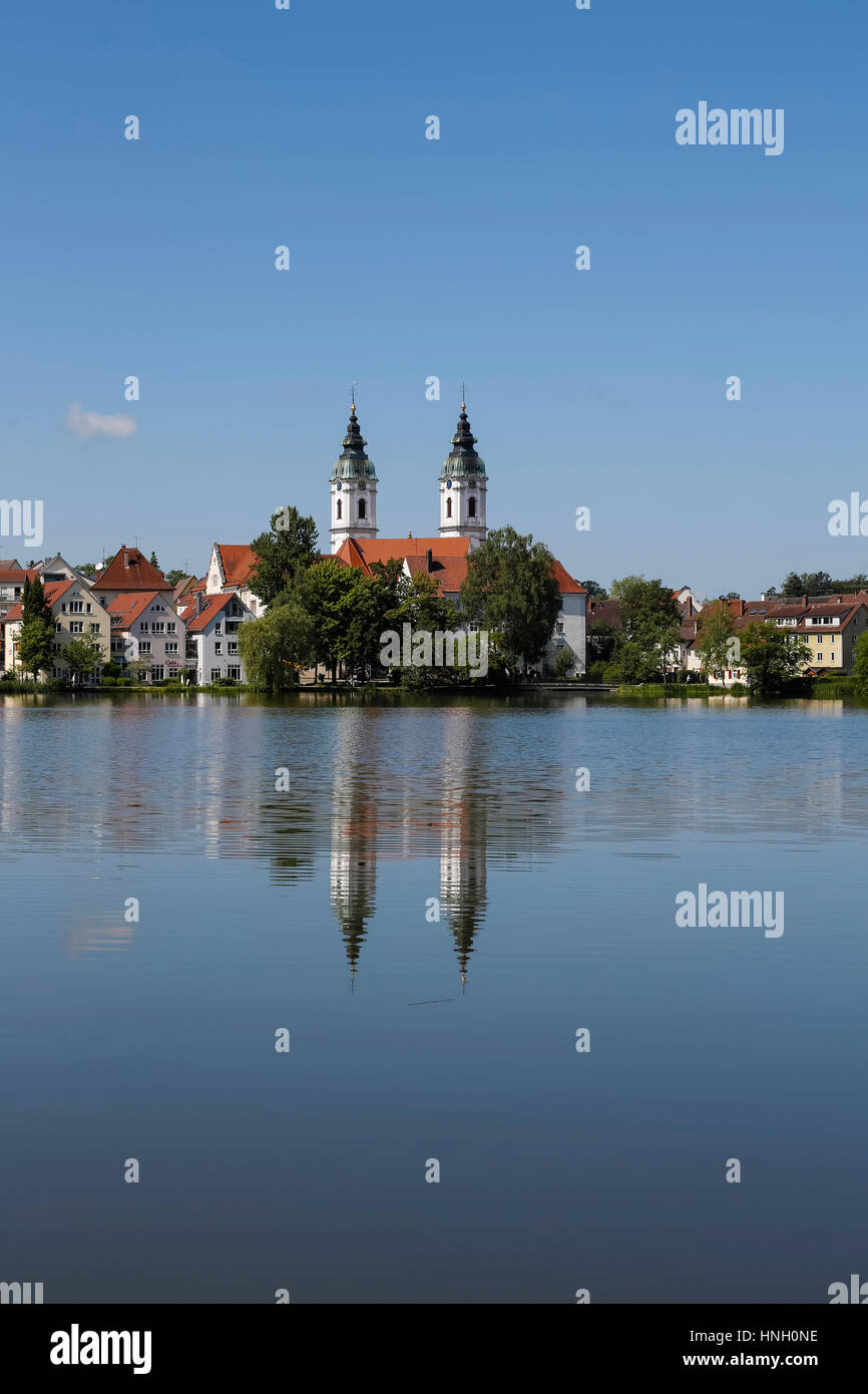 Chiesa Parrocchiale di San Pietro, Bad Waldsee, Baden-Württemberg, Germania Foto Stock