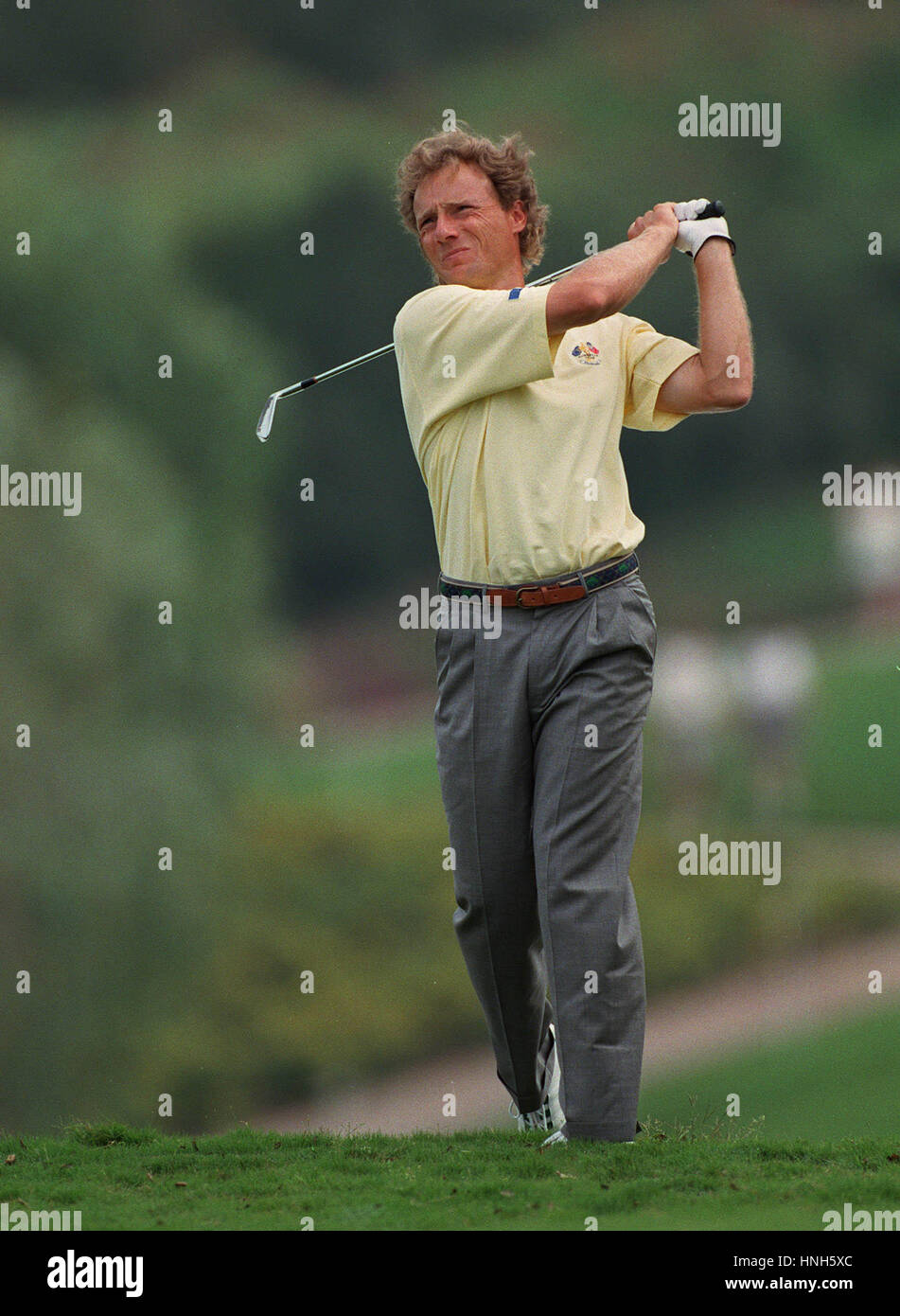 BERNHARD LANGER RYDER CUP VALDERRAMA SPAGNA 28 Settembre 1997 Foto Stock