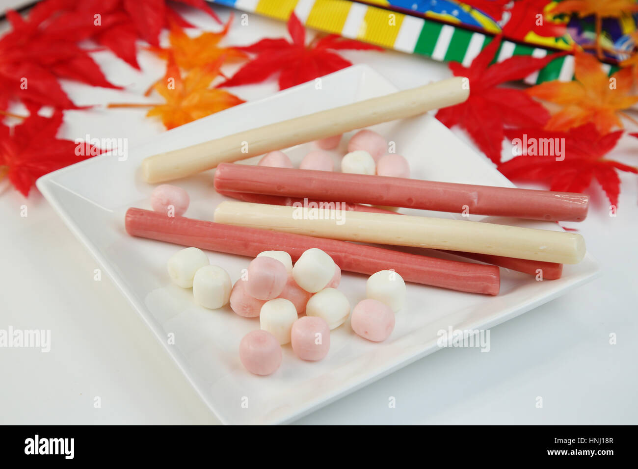 Chitoseame（Stick Candy) Foto Stock