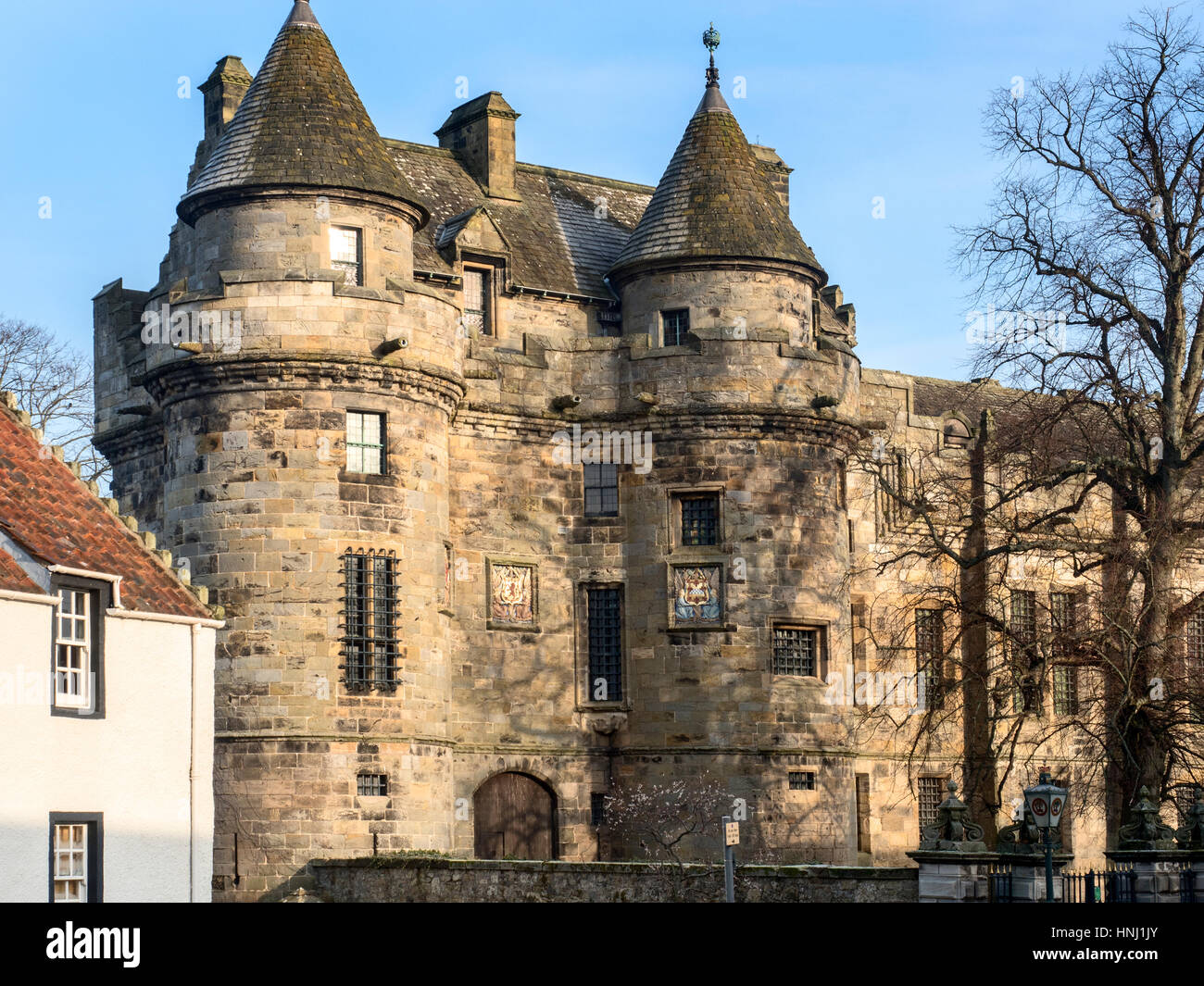 Falkland Palace a Falkland Fife Scozia Scotland Foto Stock