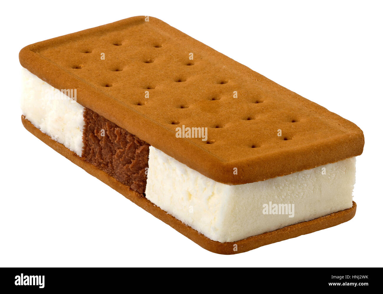 Ice Cream Sandwich(+percorso di clipping) Foto Stock