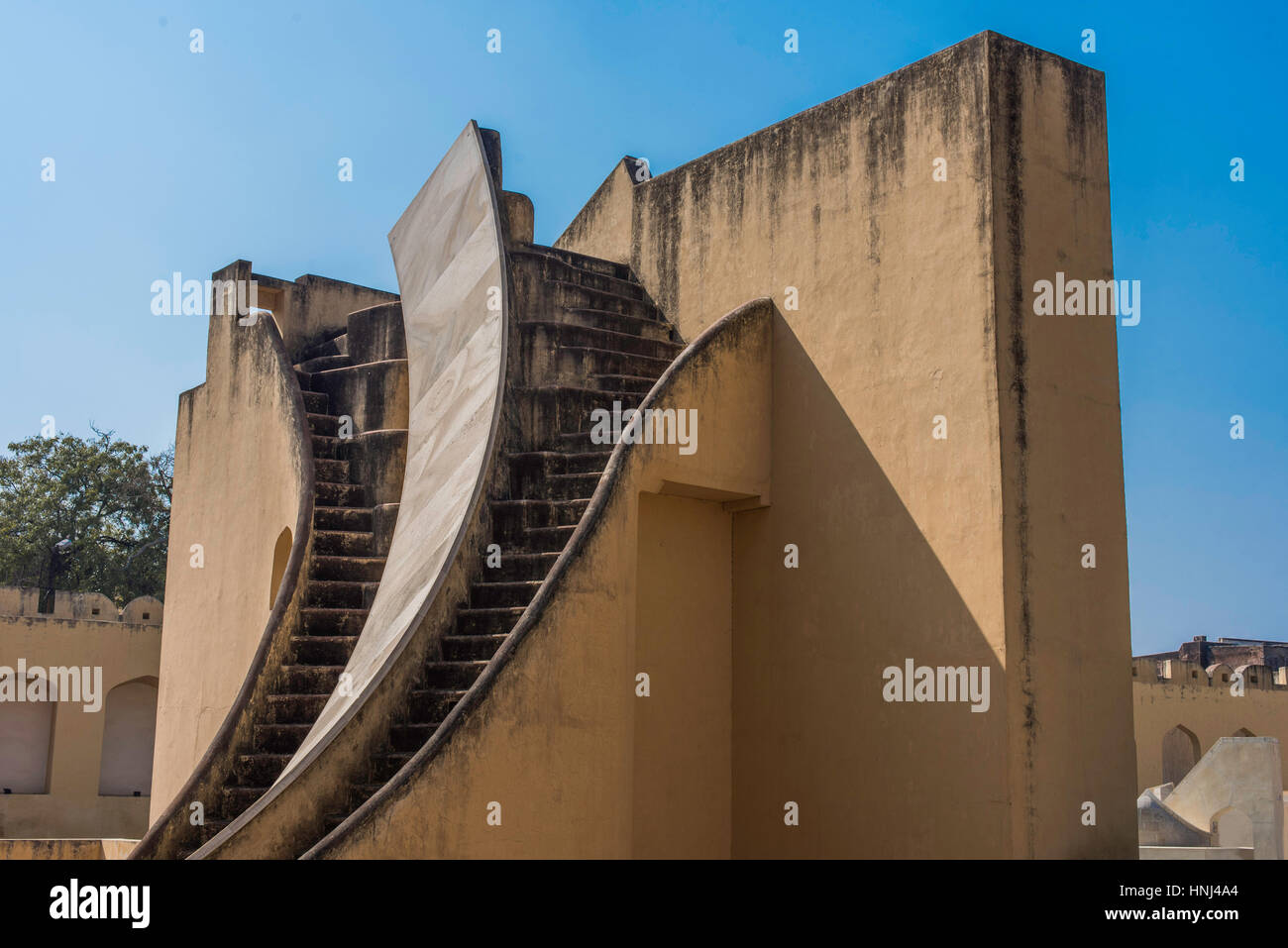 Il Jantar Mantar observatory, Jaipur Foto Stock