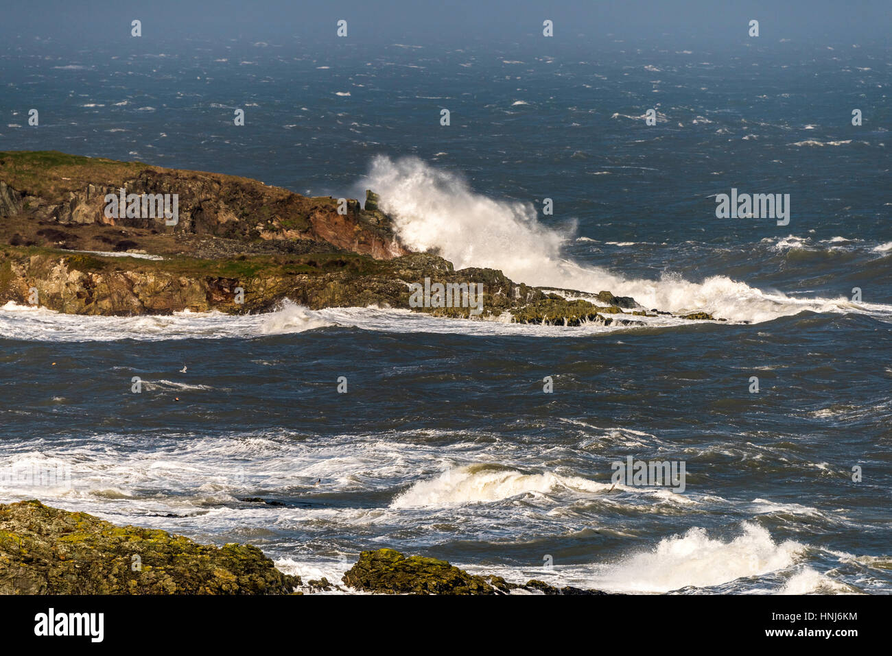 Bull Bay Anglesey North Wales UK. Foto Stock