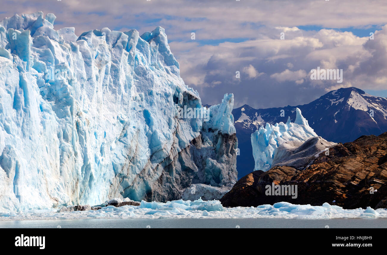 Ponte di ghiaccio Foto Stock