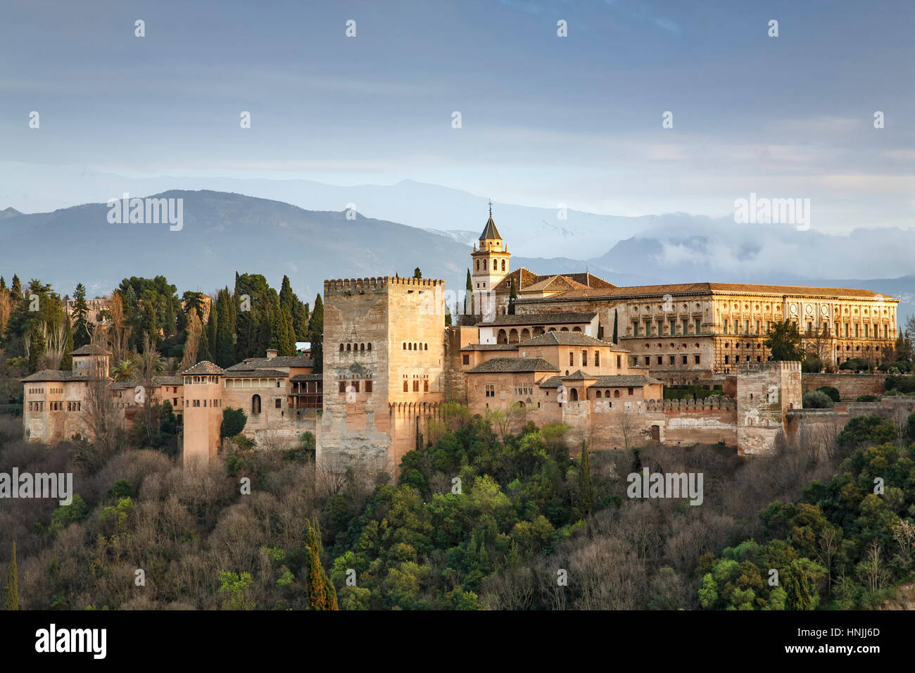 L'Alhambra di Granada, Spagna Foto Stock