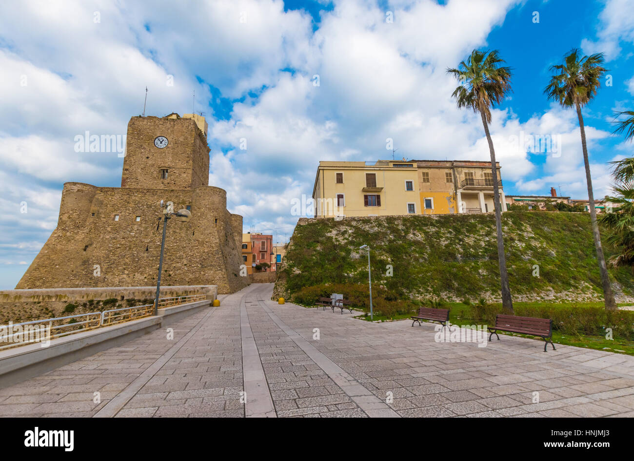 Termoli (Italia) - Una città turistica sul mare adriatico in provincia di Campobasso, Regione Molise, Italia meridionale Foto Stock