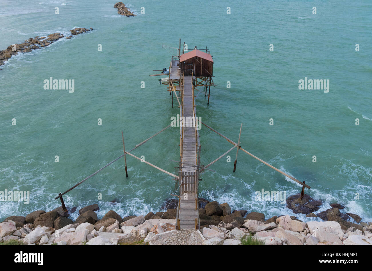 Termoli (Italia) - Una città turistica sul mare adriatico in provincia di Campobasso, Regione Molise, Italia meridionale Foto Stock