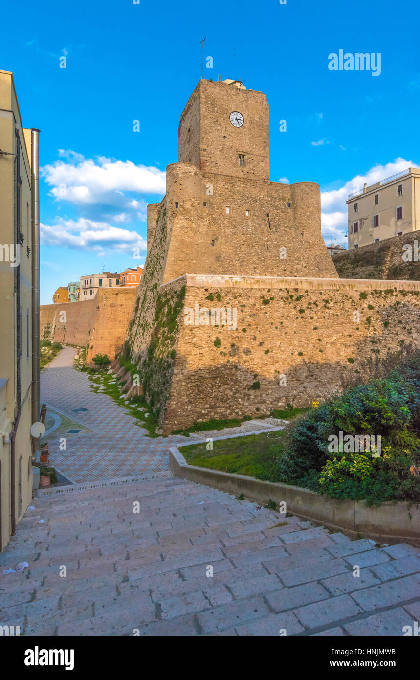 Termoli (Italia) - Una città turistica sul mare adriatico in provincia di Campobasso, Regione Molise, Italia meridionale Foto Stock