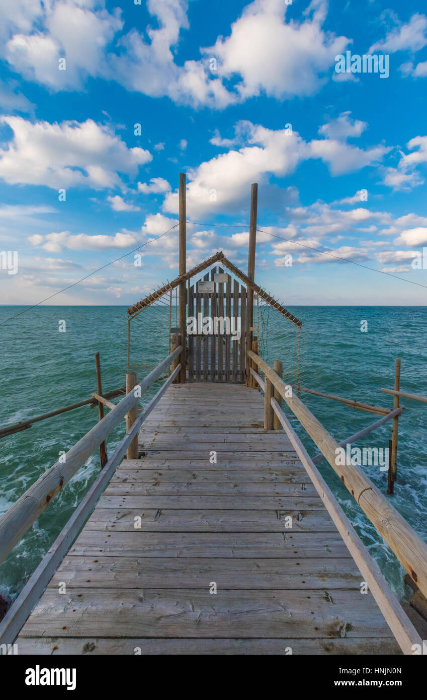 Termoli (Italia) - Una città turistica sul mare adriatico in provincia di Campobasso, Regione Molise, Italia meridionale Foto Stock