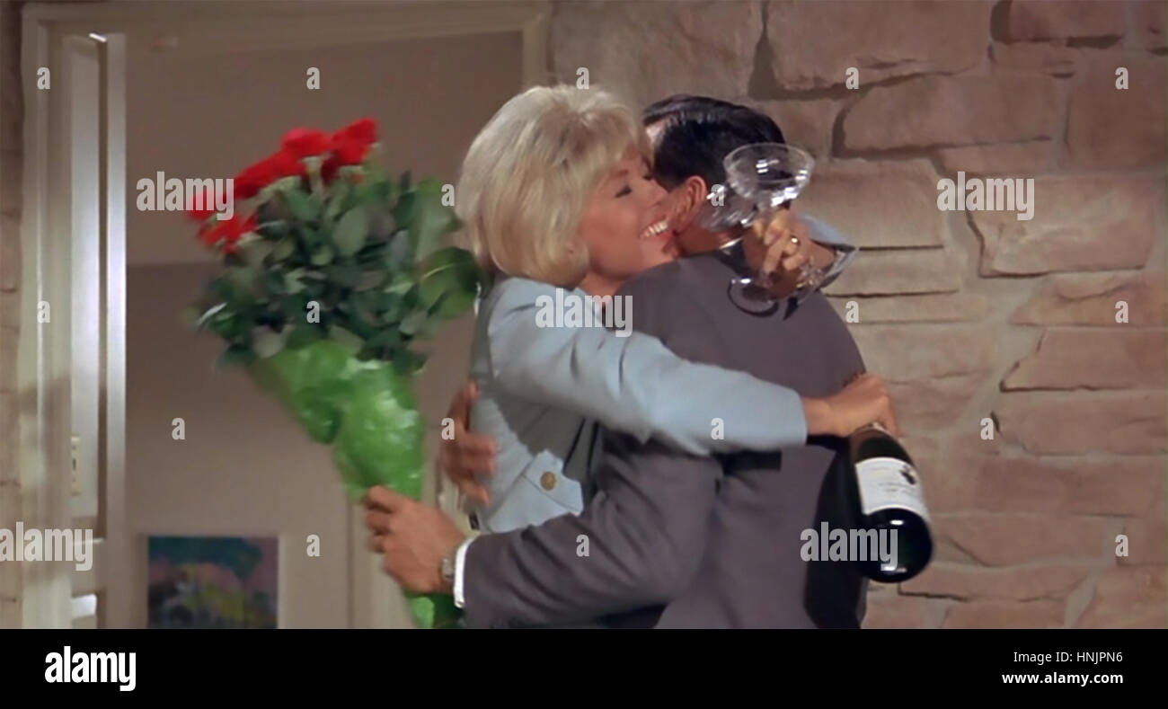 SEND ME NO FLOWERS 1964 Universal Studios film con Doris Day e Rock Hudson Foto Stock