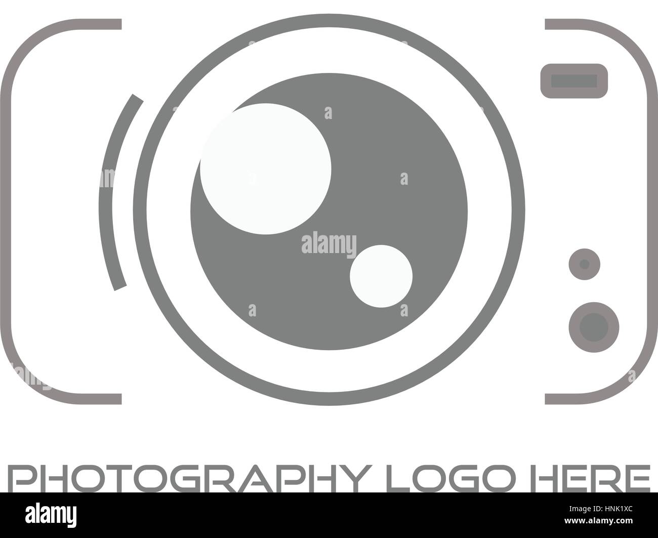 Fotografo / Fotografia Logo Design Illustrazione Vettoriale