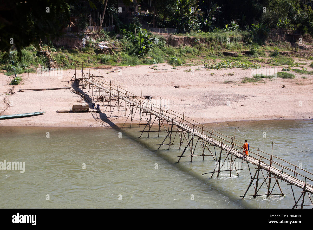 Fiume Luang Prabang Laos Foto Stock