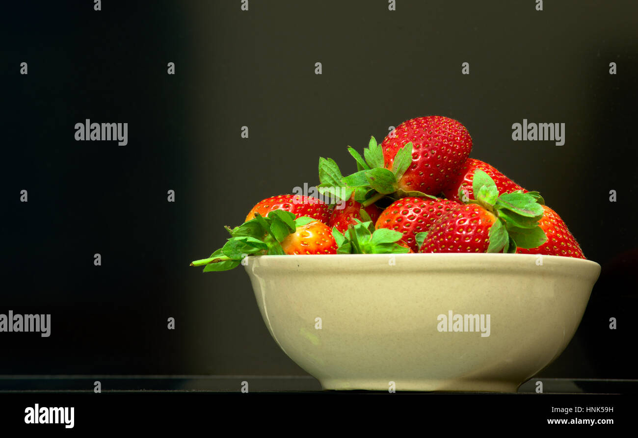 Fragole Foto Stock