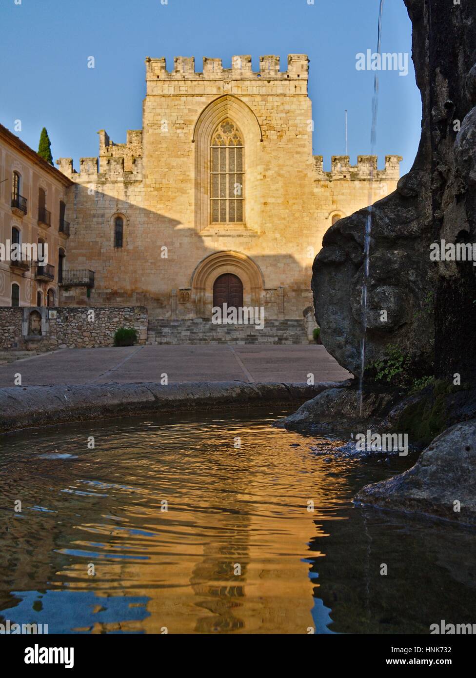Il Monastero reale di Santes Creus,Tarragona,Spagna Foto Stock