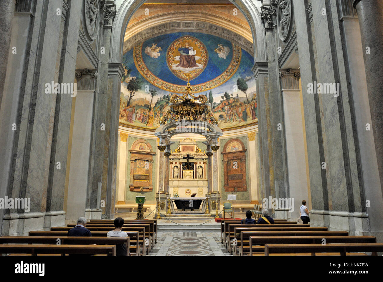 Italia, Roma, basilica di Santa Croce in Gerusalemme Foto Stock