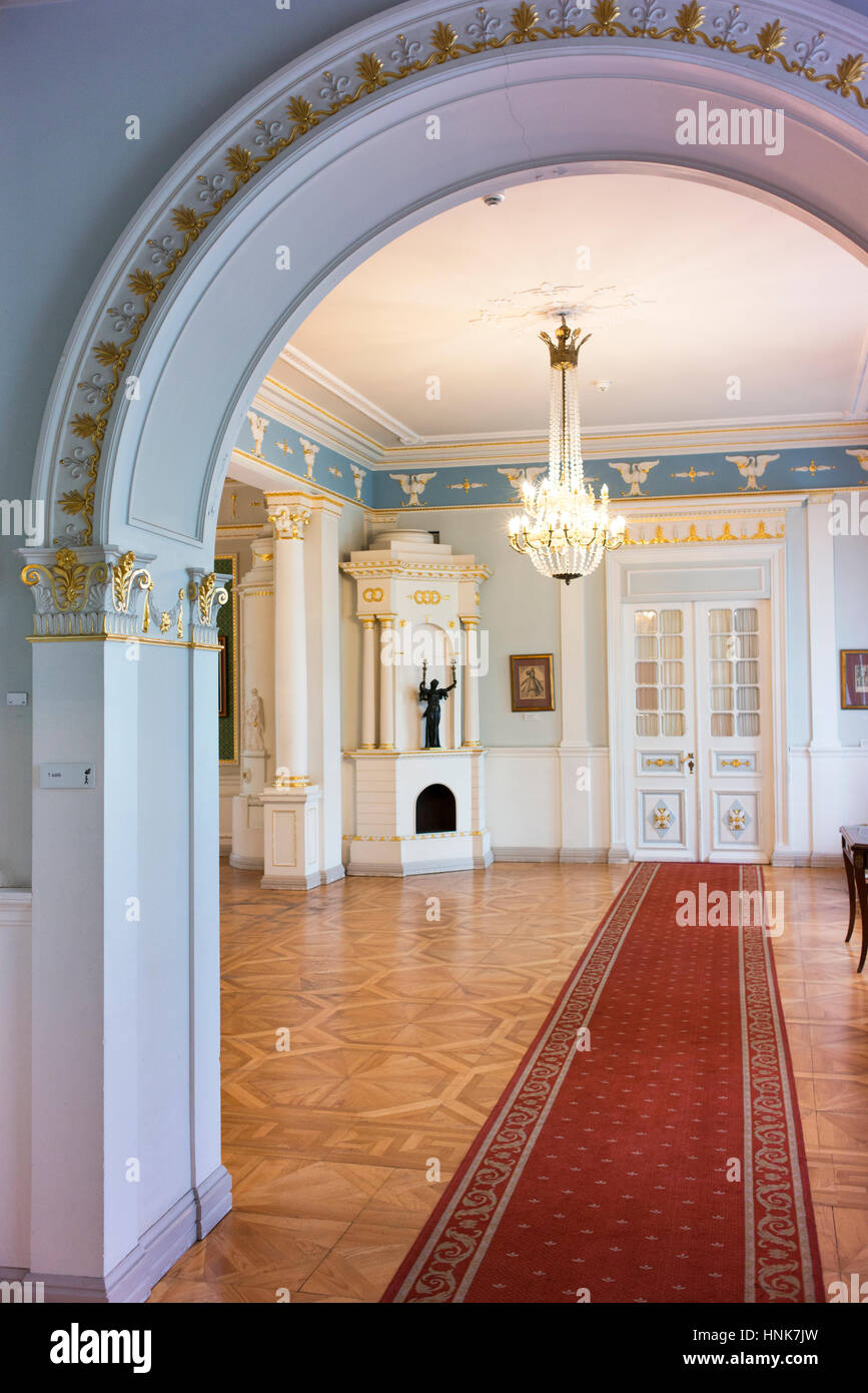 Interni e visualizza in Lituania Art Museum. Foto Stock