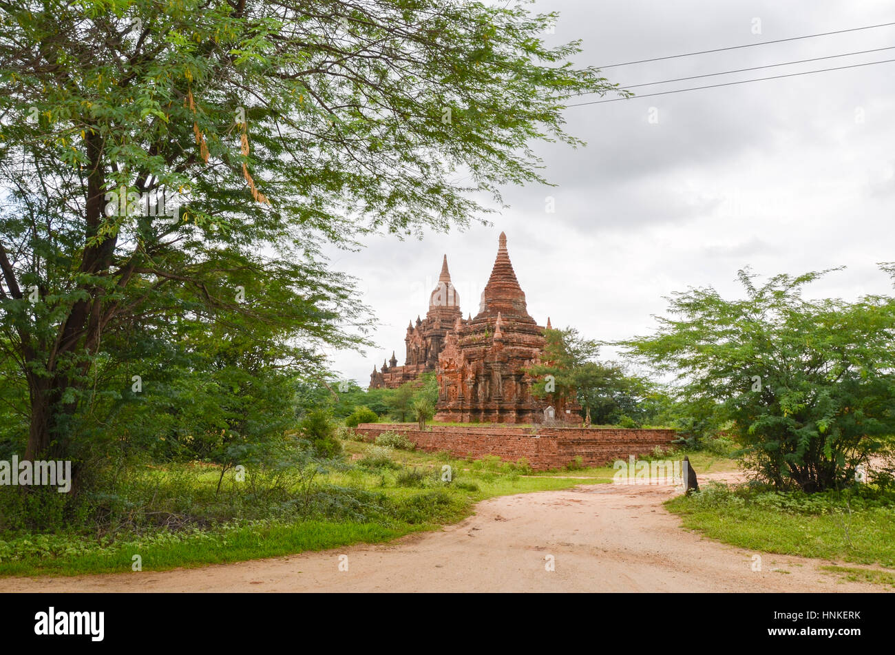 Templi di Bagan, Myanmar Foto Stock