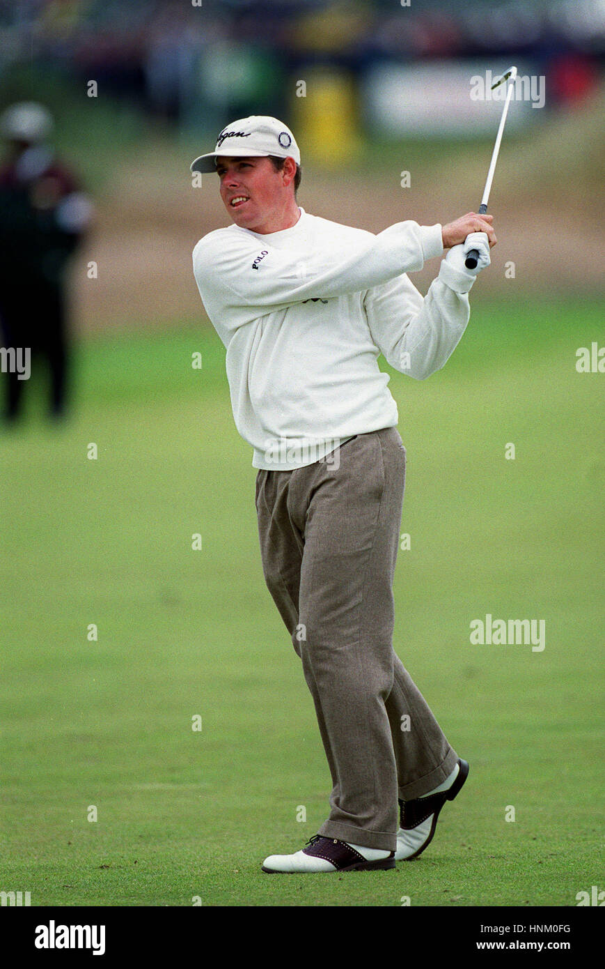 JUSTIN LEONARD BRITISH OPEN CARNOUSTIE 17 Luglio 1999 Foto Stock