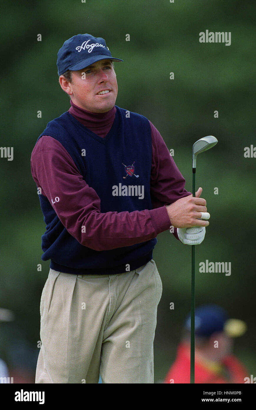 JUSTIN LEONARD BRITISH OPEN CARNOUSTIE 14 Luglio 1999 Foto Stock