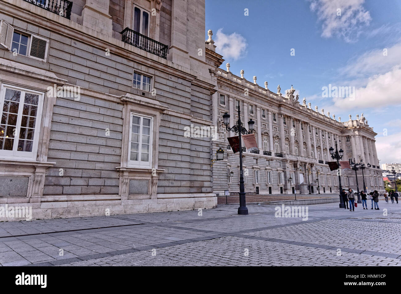 Madrid, Spagna. 14th feb. 2017. Palazzo reale di Madrid. Foto Stock