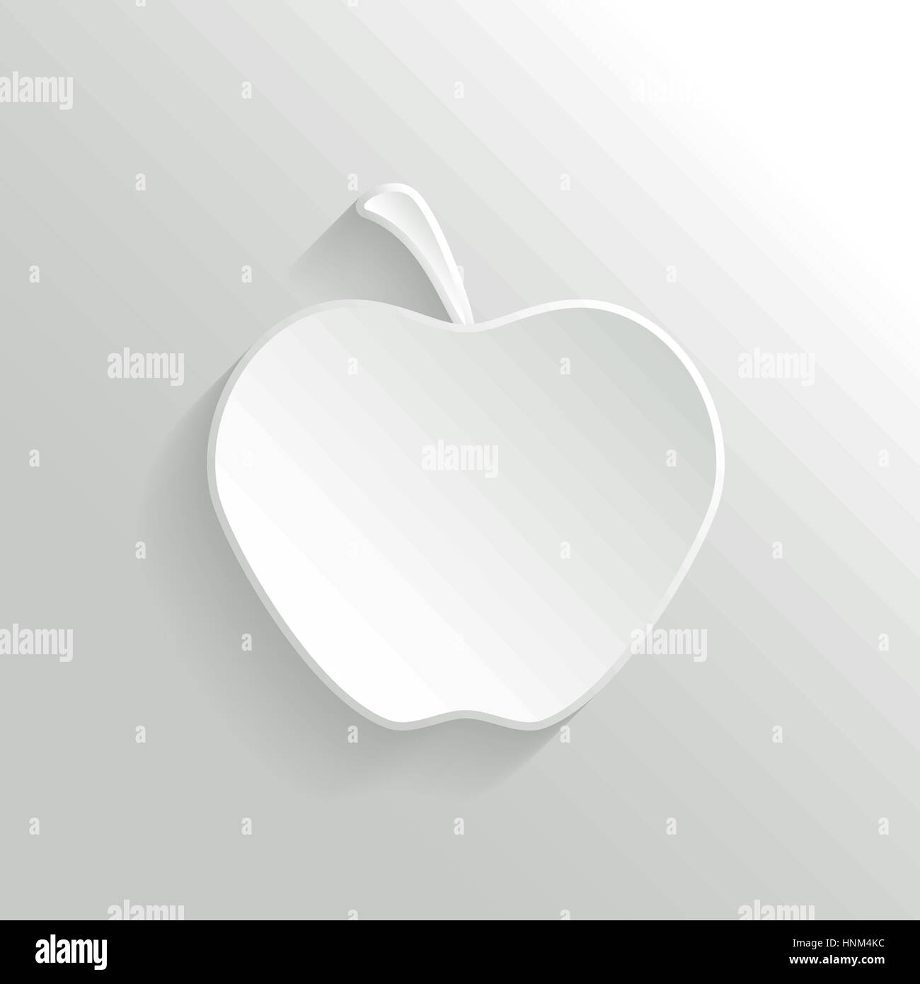 Vettore icona Apple Illustrazione Vettoriale