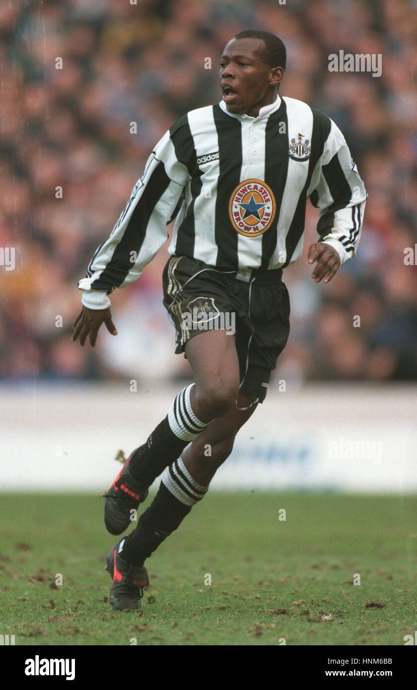 FAUSTINO ASPRILLA Newcastle United FC 27 Febbraio 1996 Foto Stock