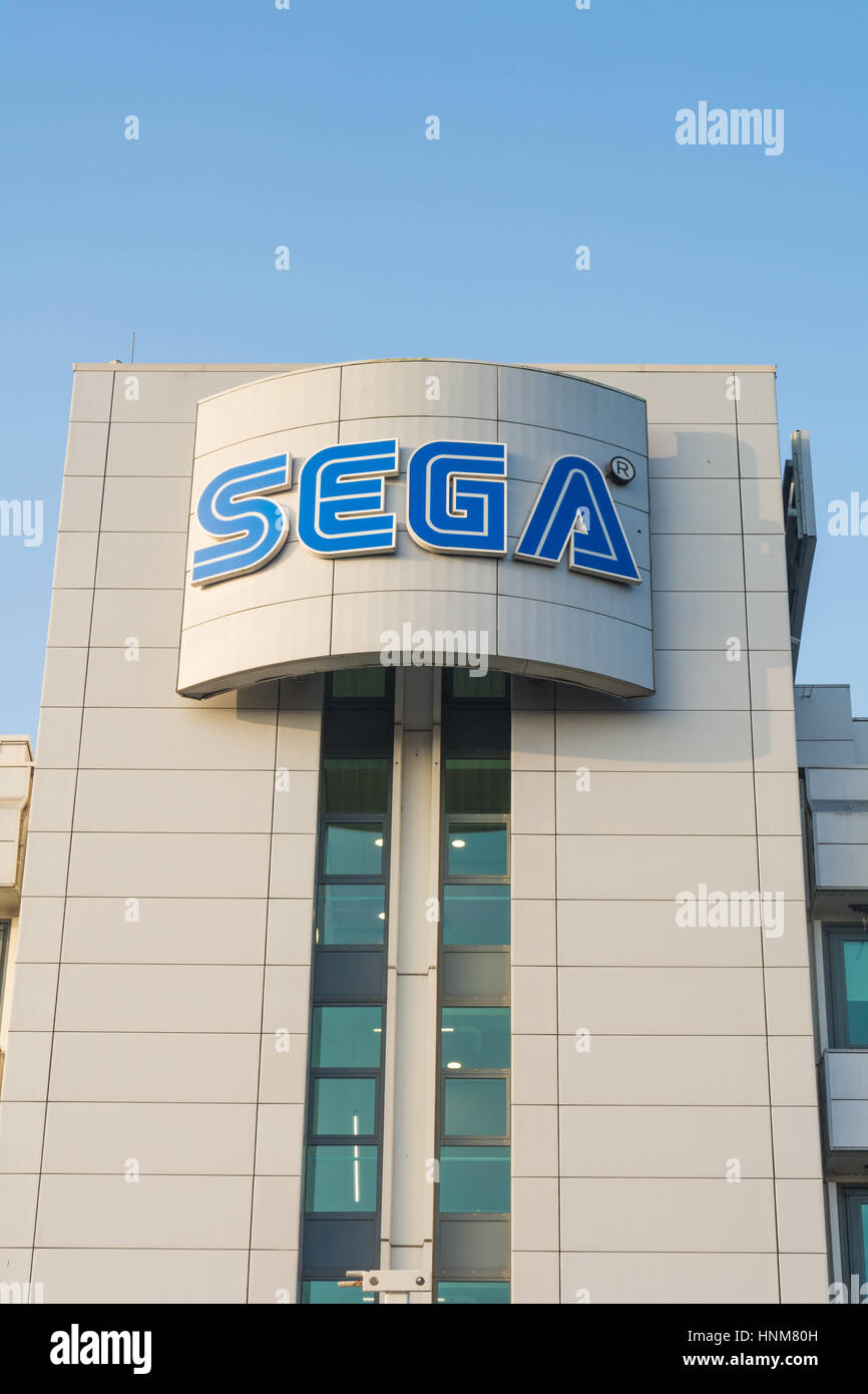 SEGA Europe Ltd a Brentford, London, Regno Unito Foto Stock