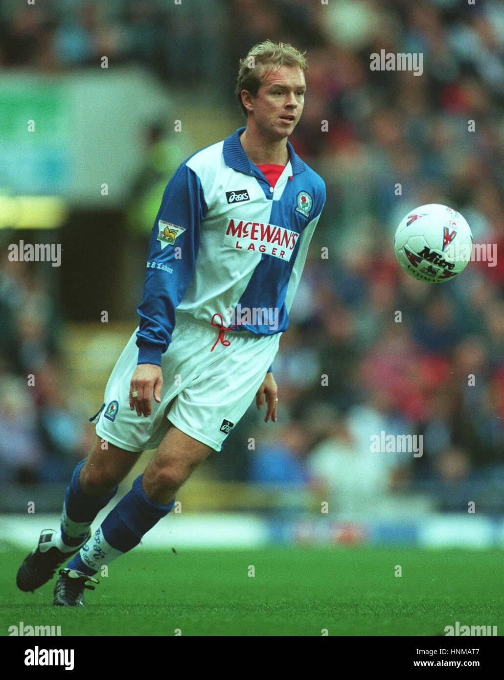 HENNING BERG Blackburn Rovers FC 07 Novembre 1995 Foto Stock
