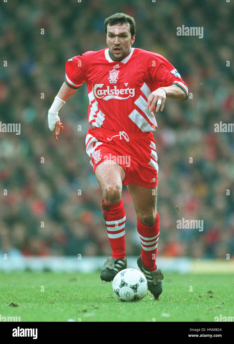 NEIL RUDDOCK Liverpool FC 08 Marzo 1995 Foto Stock