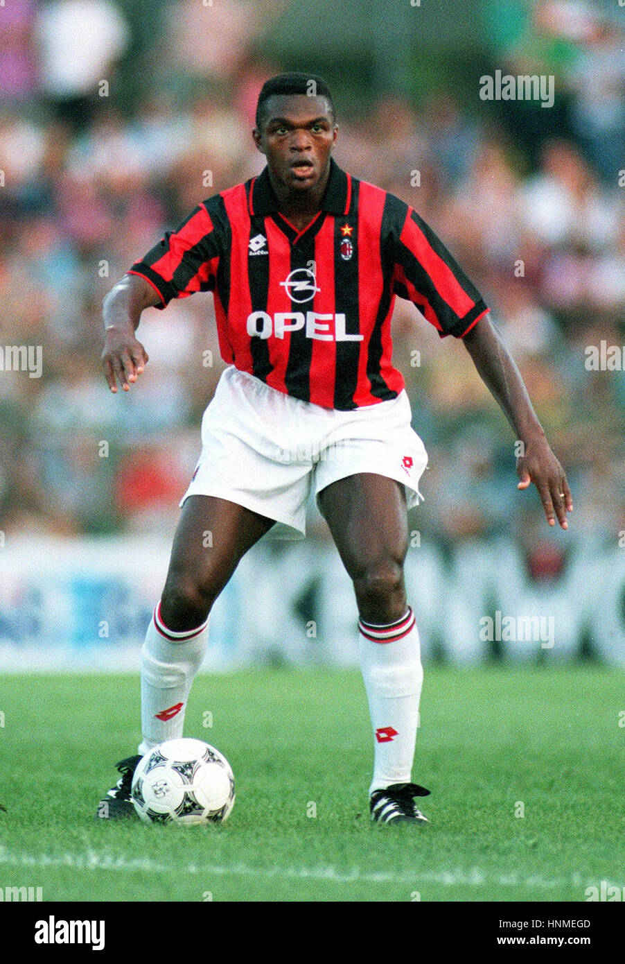 MARCEL DESAILLY AC MILAN 09 Agosto 1995 Foto Stock