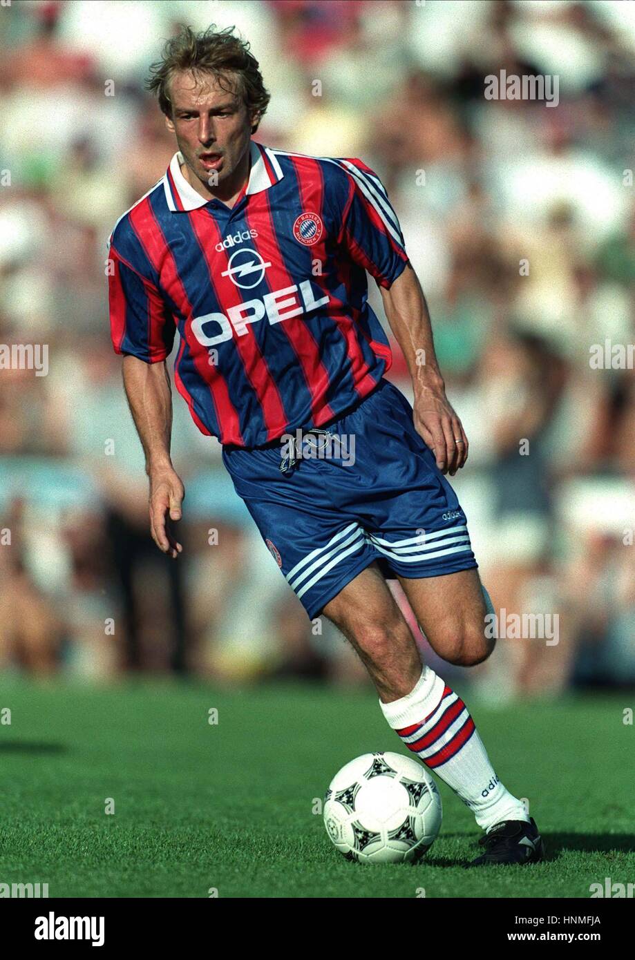 JURGEN KLINSMANN BAYERN MUNCHEN BAYERN MUNCHEN 14 Luglio 1995 Foto Stock